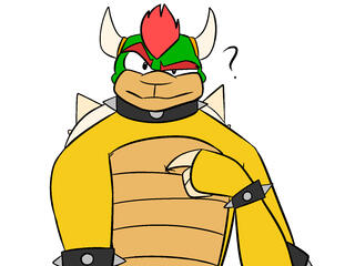 Bowser Bust Colored