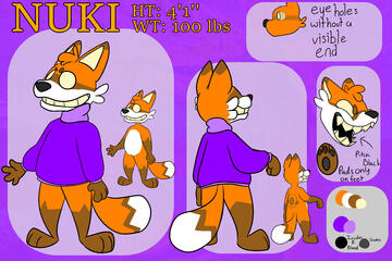 Nuki Reference Sheet + 2 extra full-bodies + Accessories